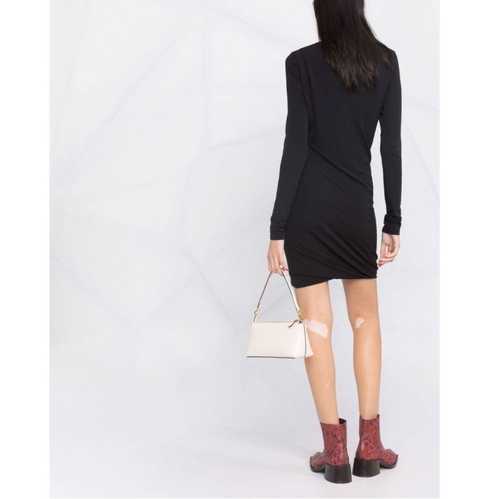 Rag & Bone Women's Black Poppy T-Shirt Dropped Dress - Picture 4 of 12